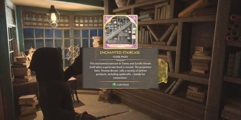 Tomes and Scrolls field guide page location in Hogsmeade Hogwarts Legacy