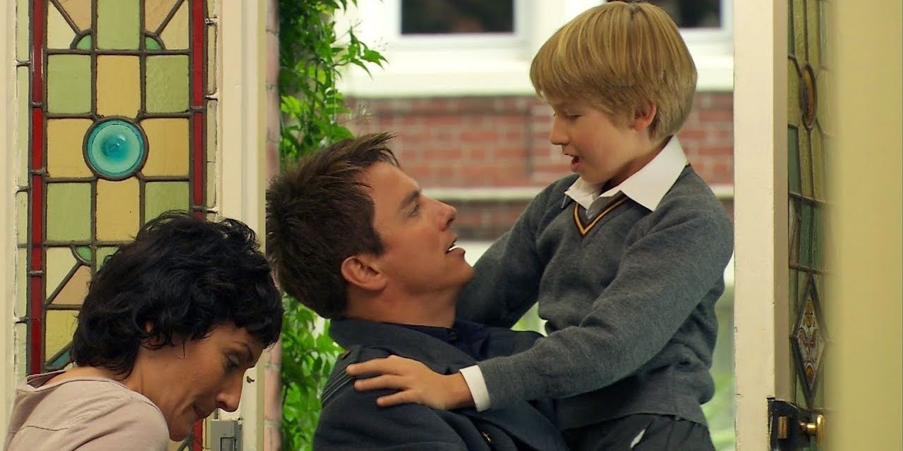 Torchwood Jack holds his grandson