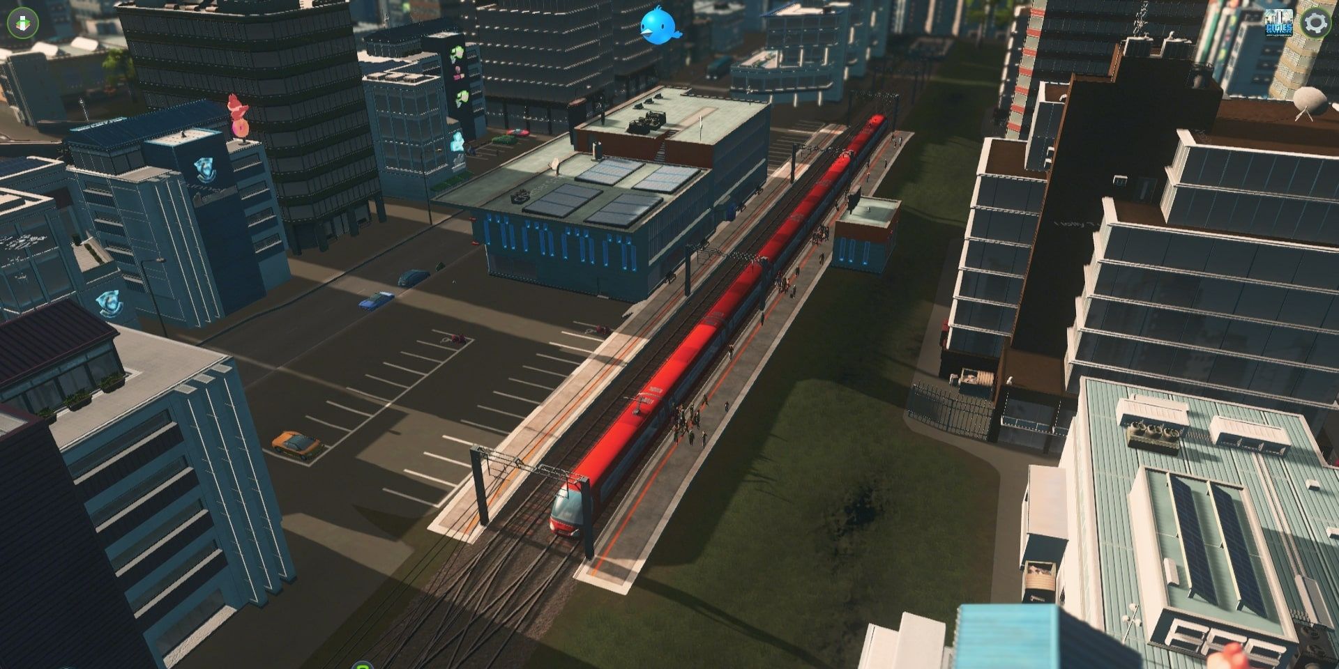 Cities: Skylines Train In Station