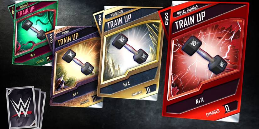 Four training cards