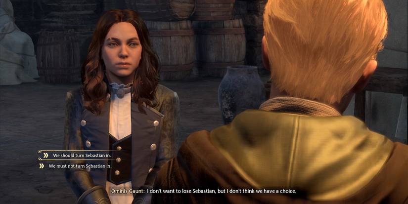 turn sebastian in option in hogwarts legacy