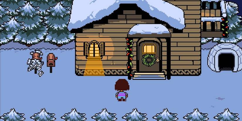 Undertale house Christmas decor