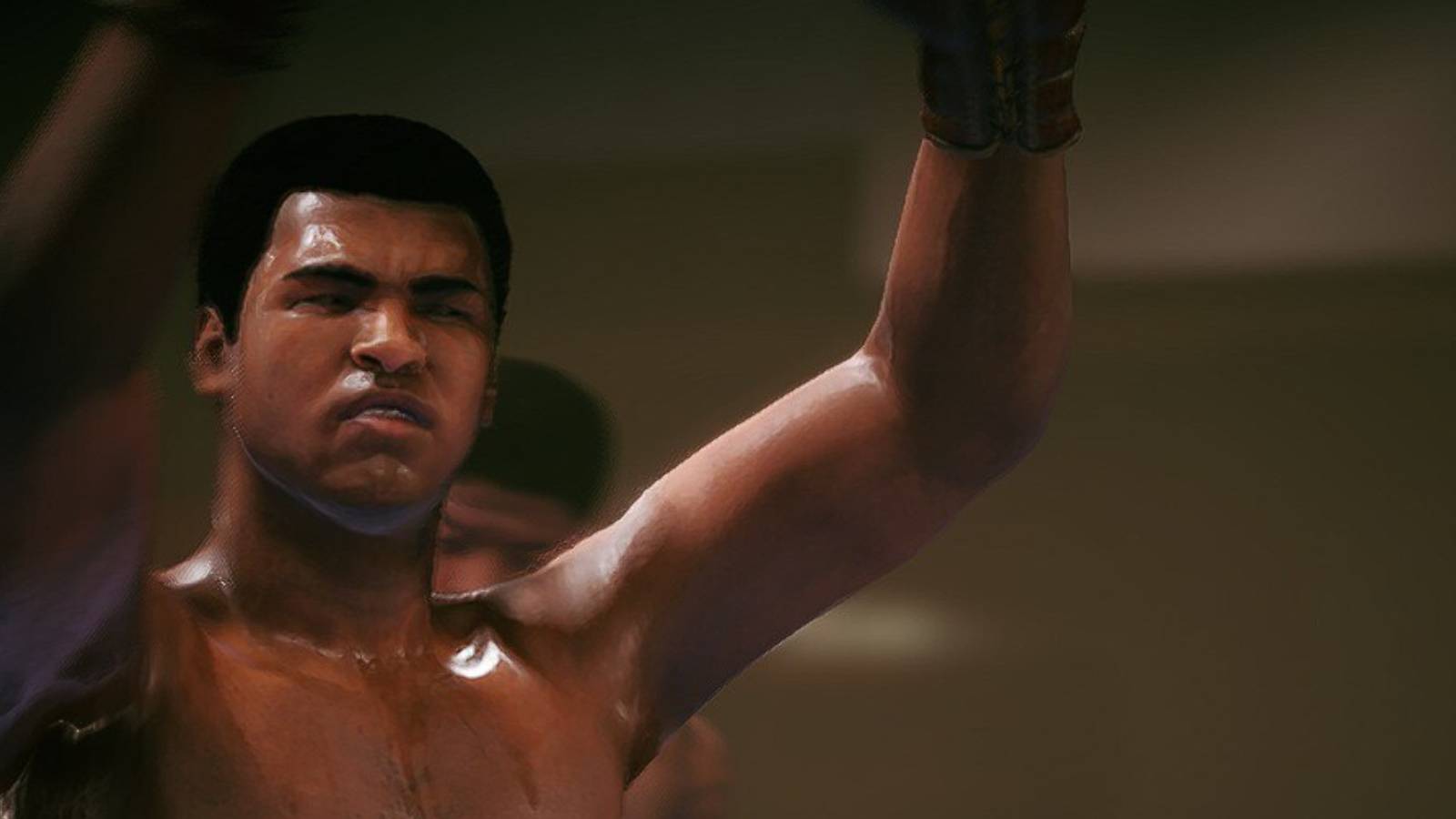 Undisputed Ali celebrating a win