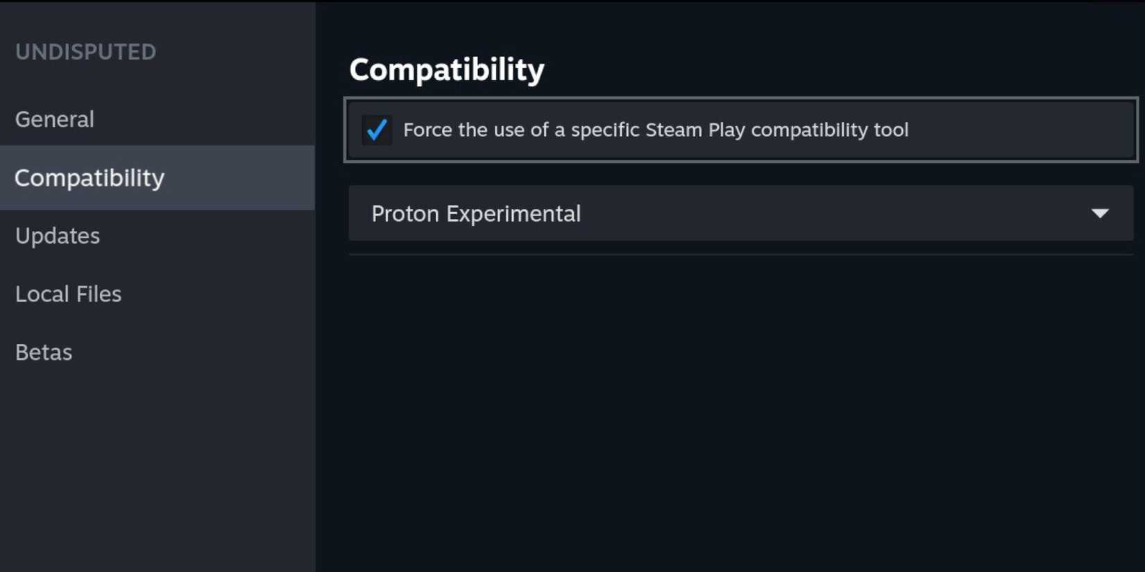 Undisputed using Proton experimental tools