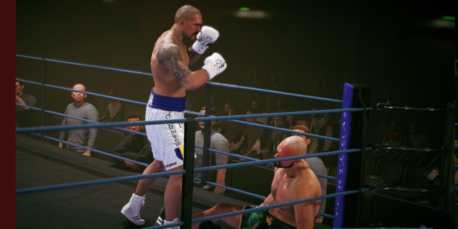 Undisputed Usyk knocking down Fury