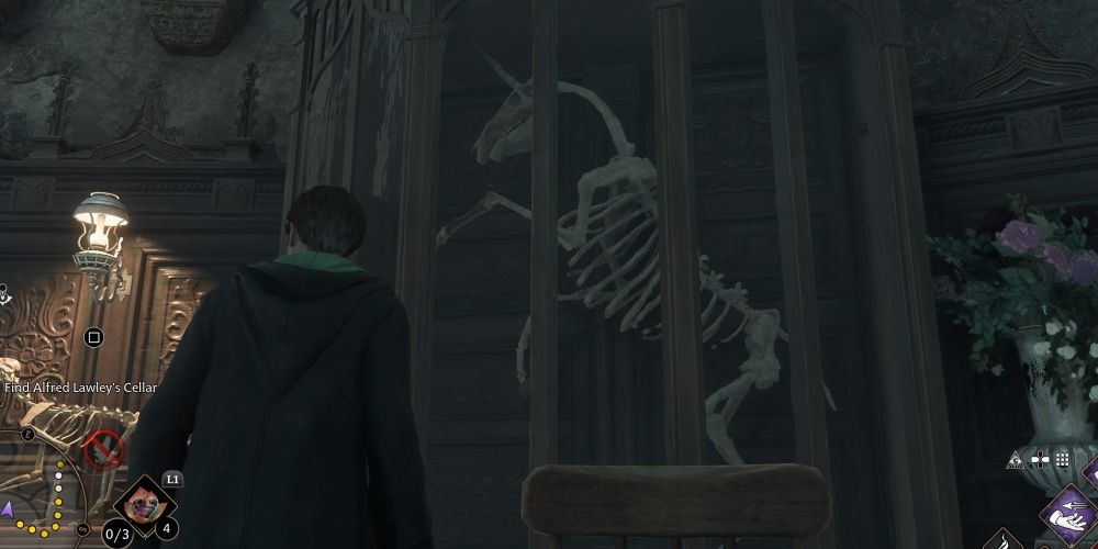 unicorn skeleton in hogwarts legacy