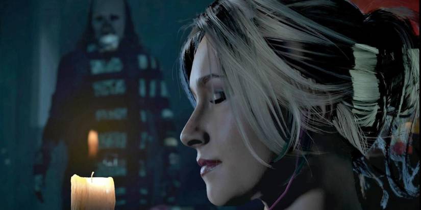 Jess and killer in Until Dawn