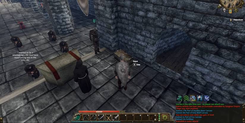 Gloria Victis Using The Depot