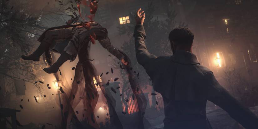 Jonathan Reid using his powers to dispatch a vampire hunter in Vampyr