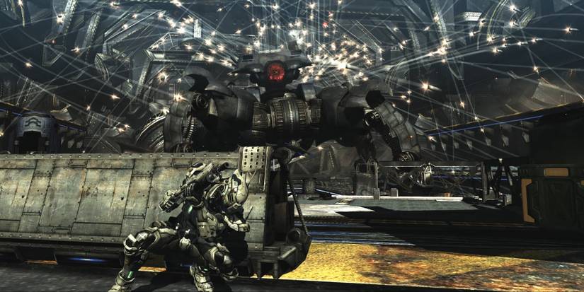 Vanquish protagonist takes cover