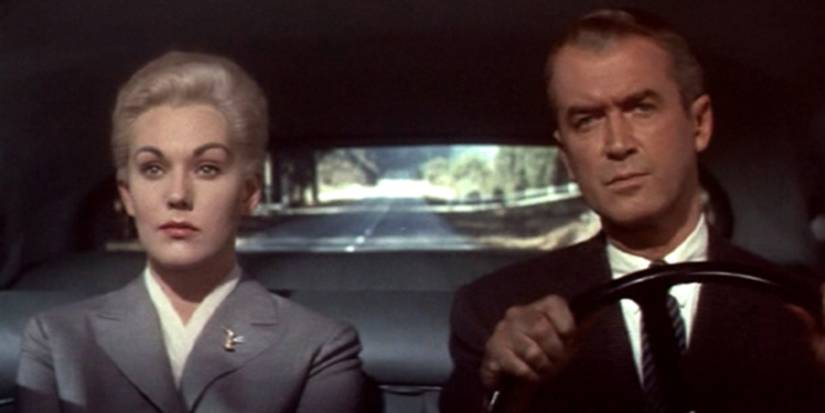 Madeleine and John in Vertigo