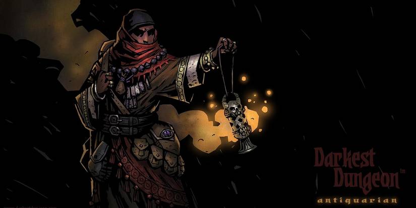 Red Hook Studio's official wallpaper for Darkest Dungeon's Antiquarian