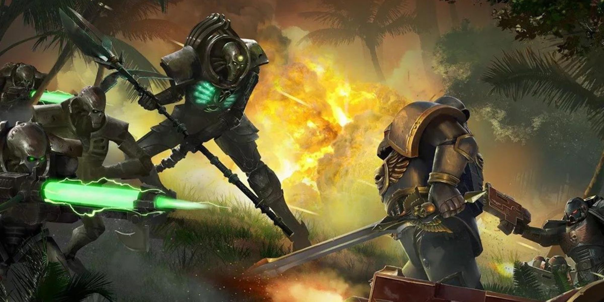 battle in Warhammer 40,000 Gladius - Relics of War