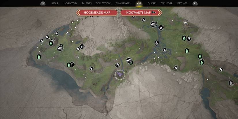 The Well, Well, Well treasure location in Hogwarts Legacy