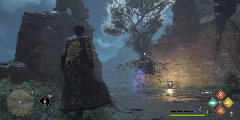 Levitating a tree in Hogwarts Legacy