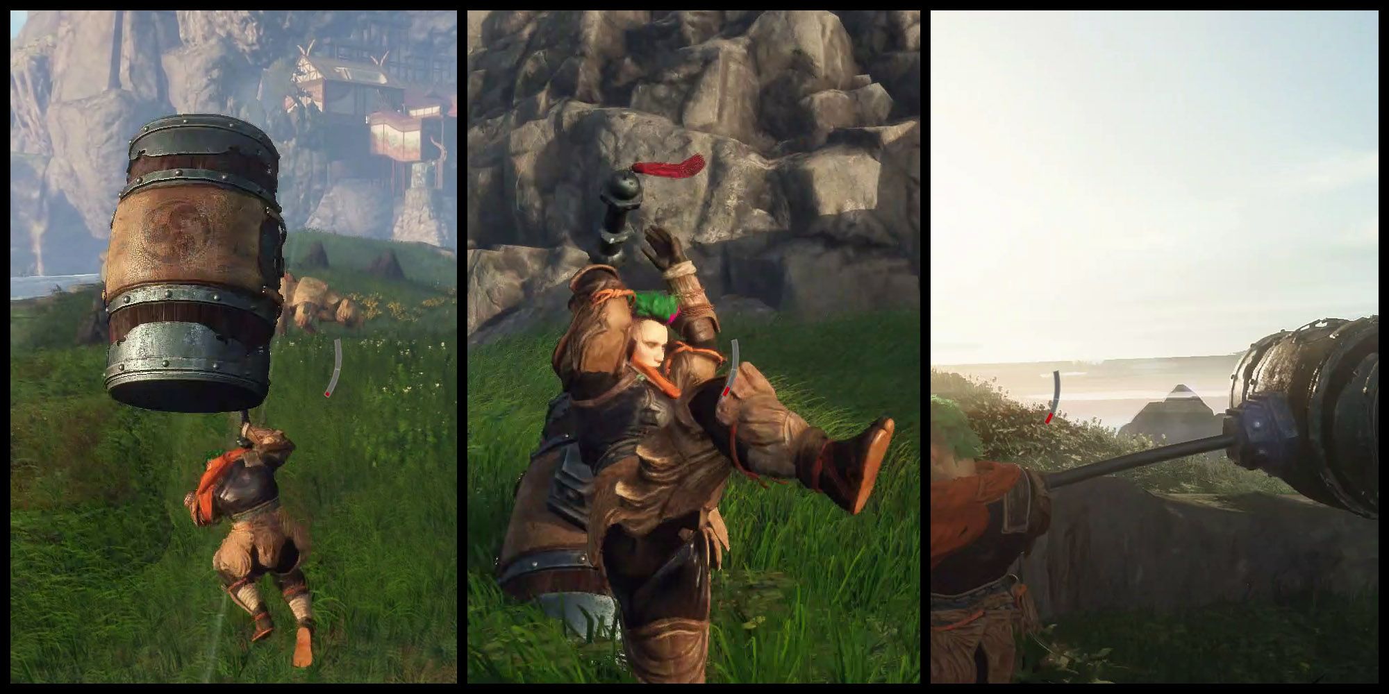 Wild Hearts - Close Up Screenshots Of Three Of Main Maul Attacks