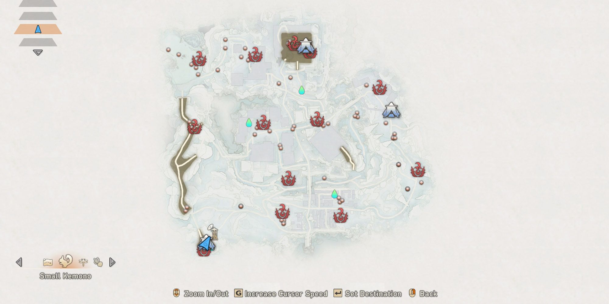 Wild Hearts - Fort Map Sorted By Small Kemono Locations