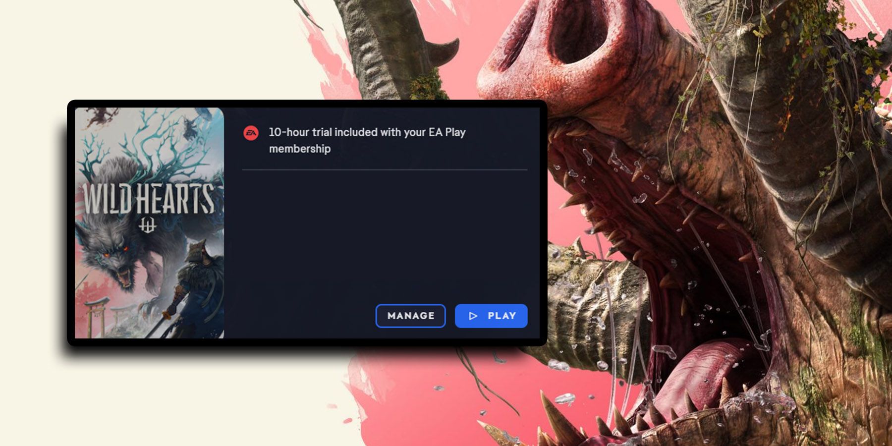 10 Hour Trial for Wild Hearts with Gamepass Ultimate( EA PLAY) : r