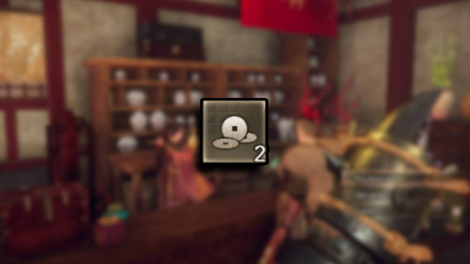 Wild Hearts - Icon For Money Making Items Overlaid On Talking To Shopkeeper