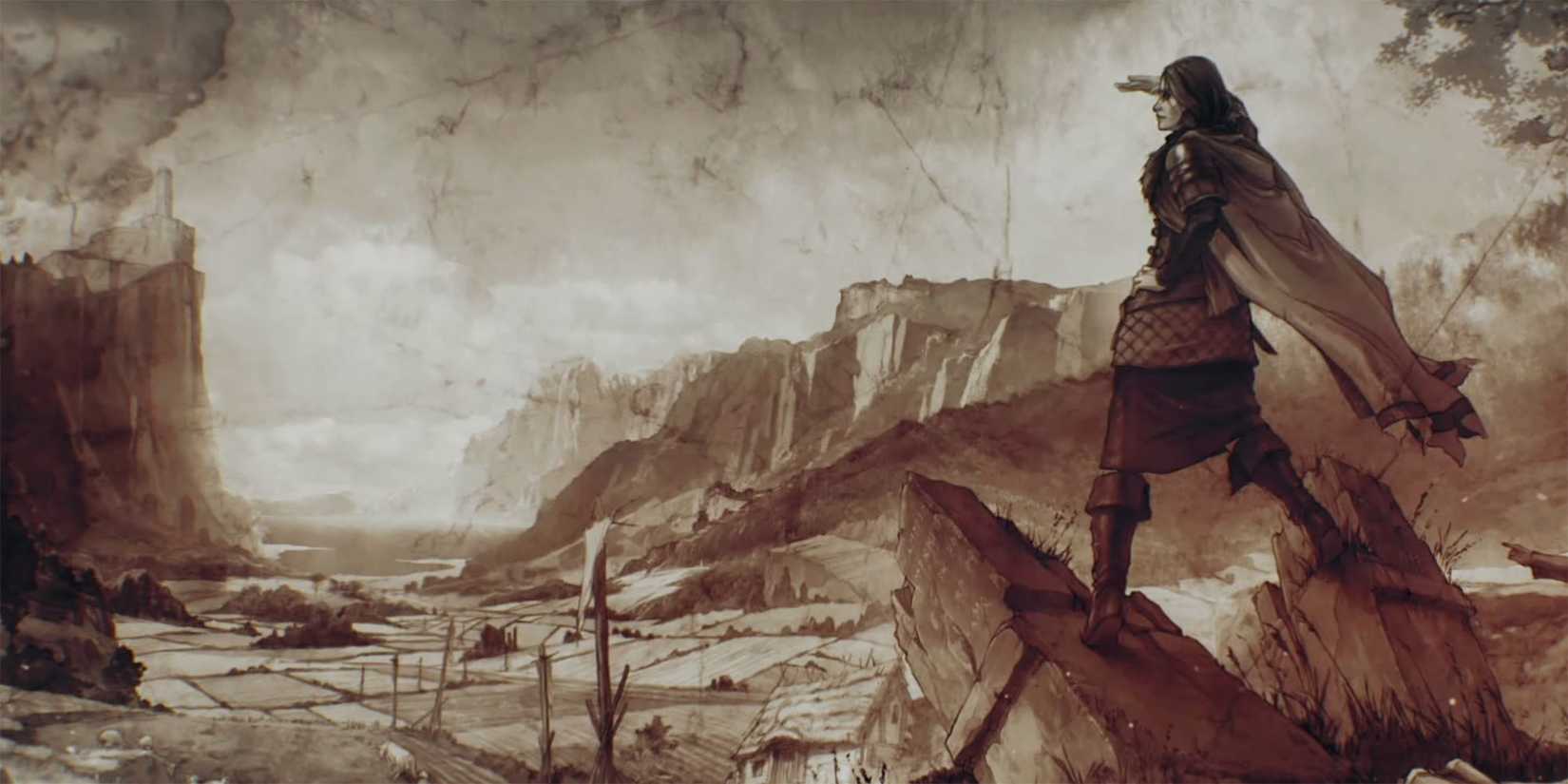 Witcher 3 - Cerys Ending Splash Art In Final Narration