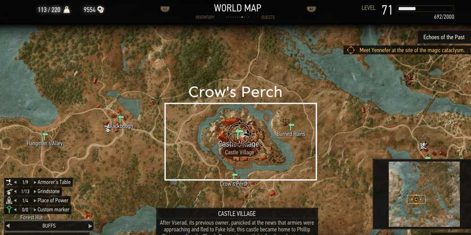 Witcher-3-Crows-Perch-Map