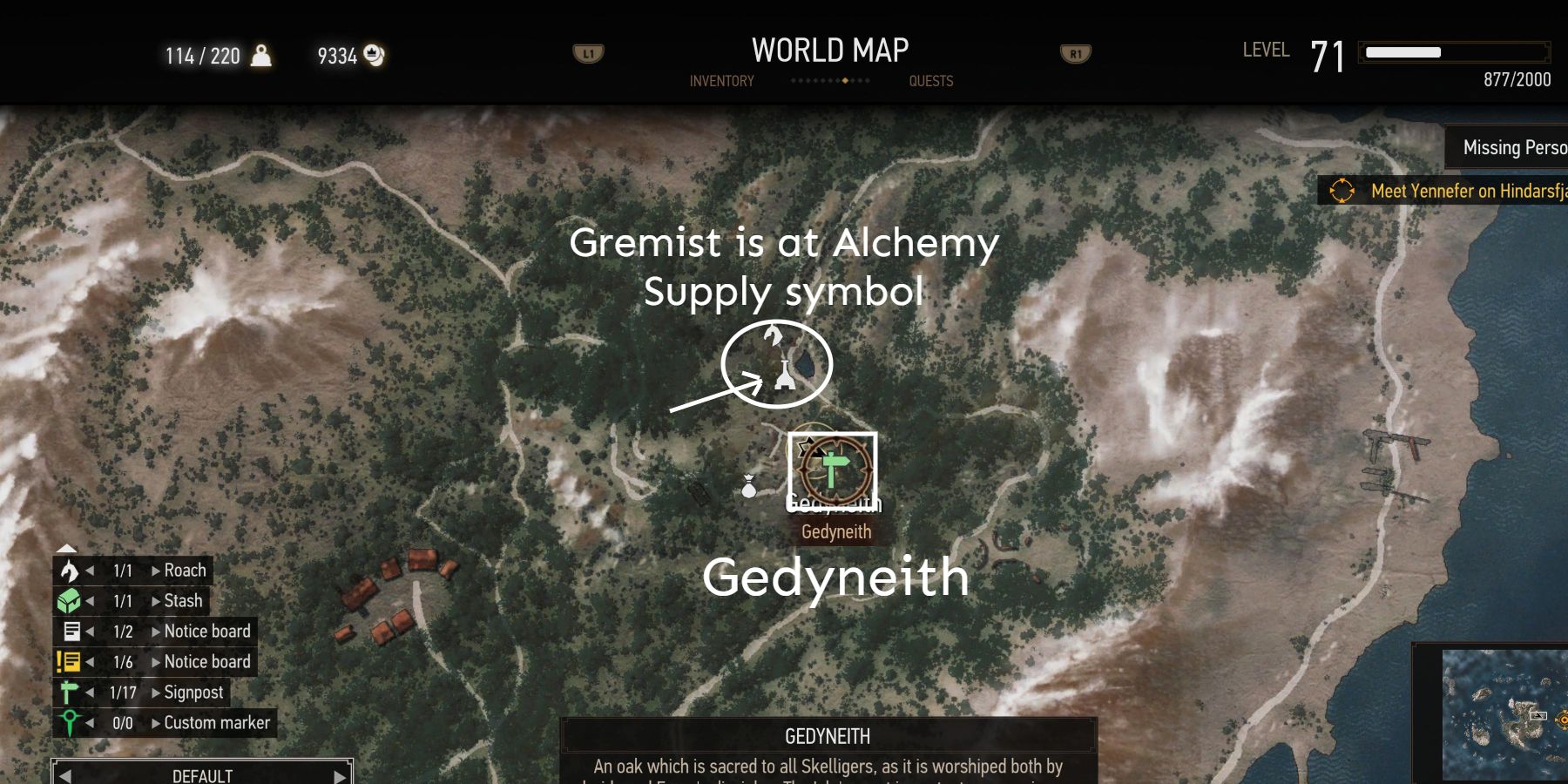 Witcher-3-Gedyneith-Gremist-Map