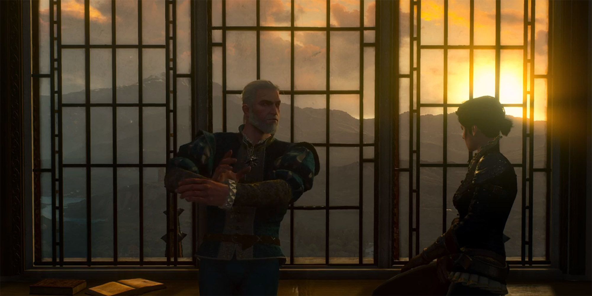 Witcher 3 - Geralt And Slyvia Talking About Forgiving Anna
