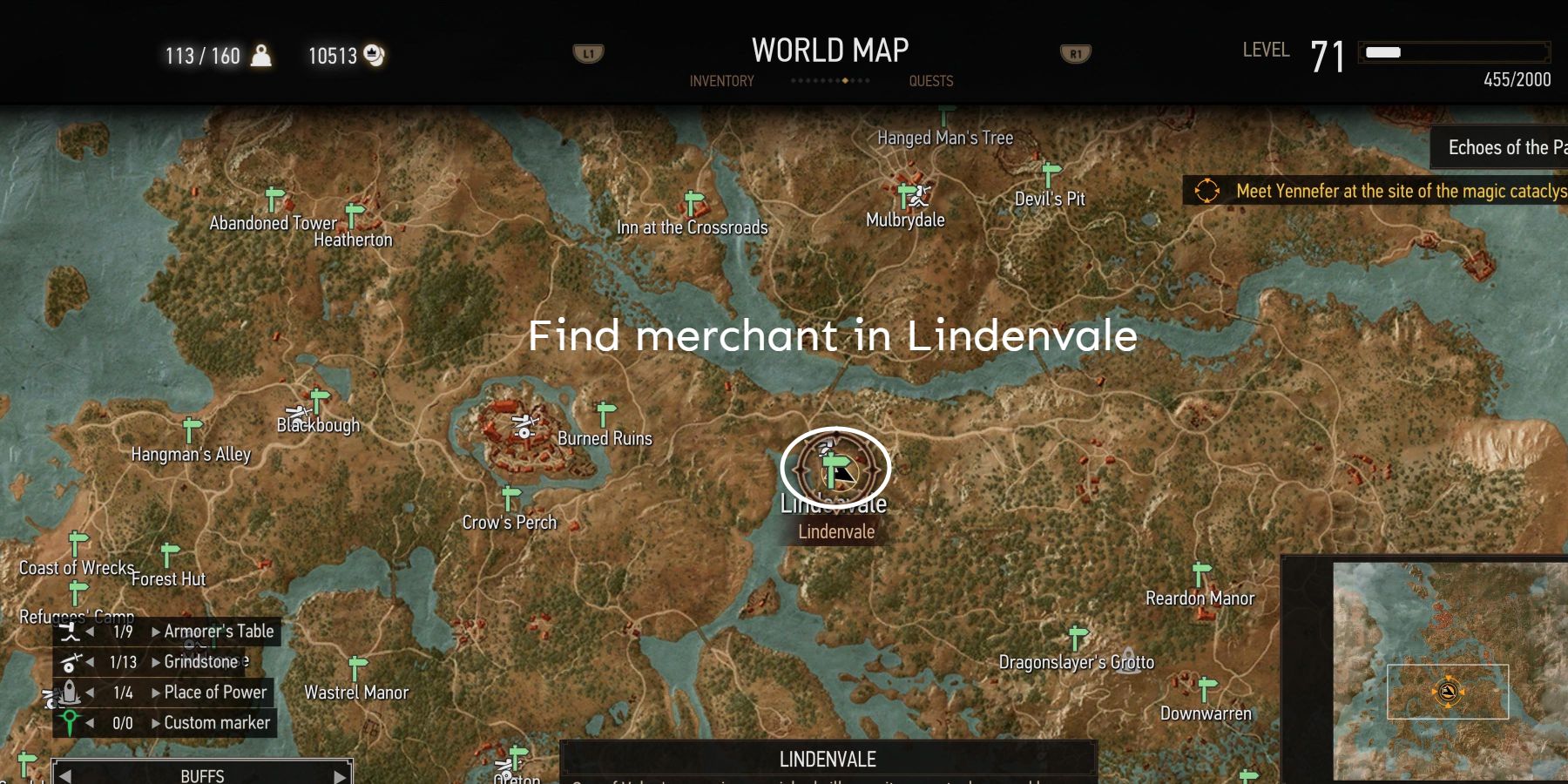 Witcher-3-Lindenvale-Map
