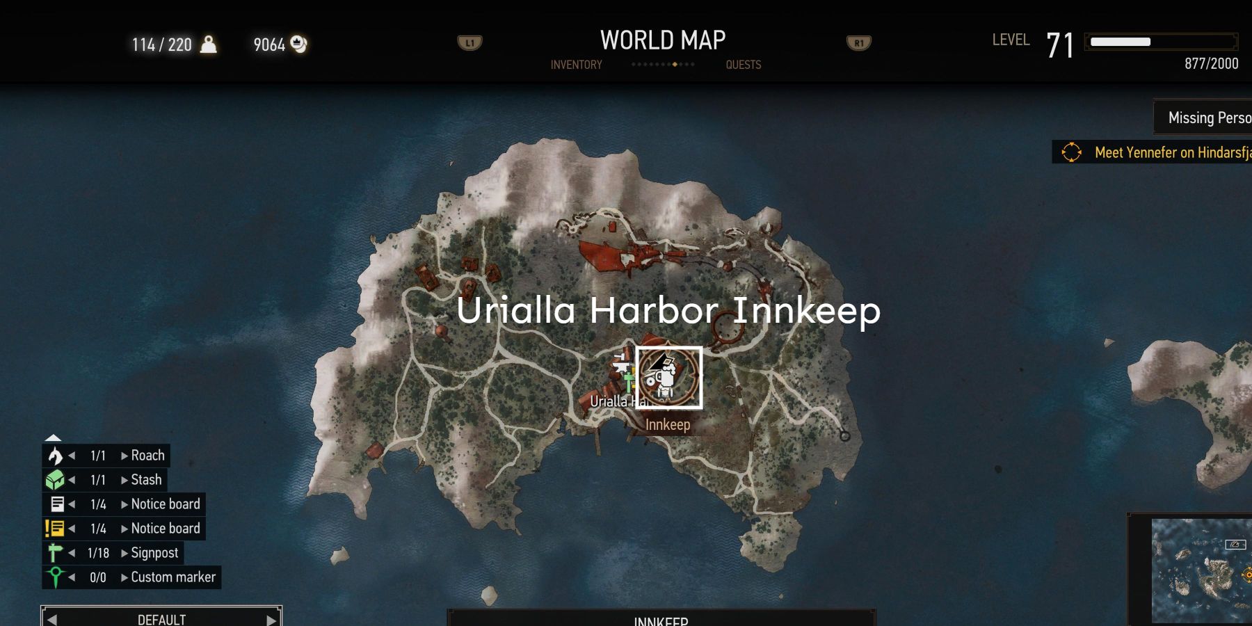Witcher-3-Urialla-Harbor-Innkeep-Map