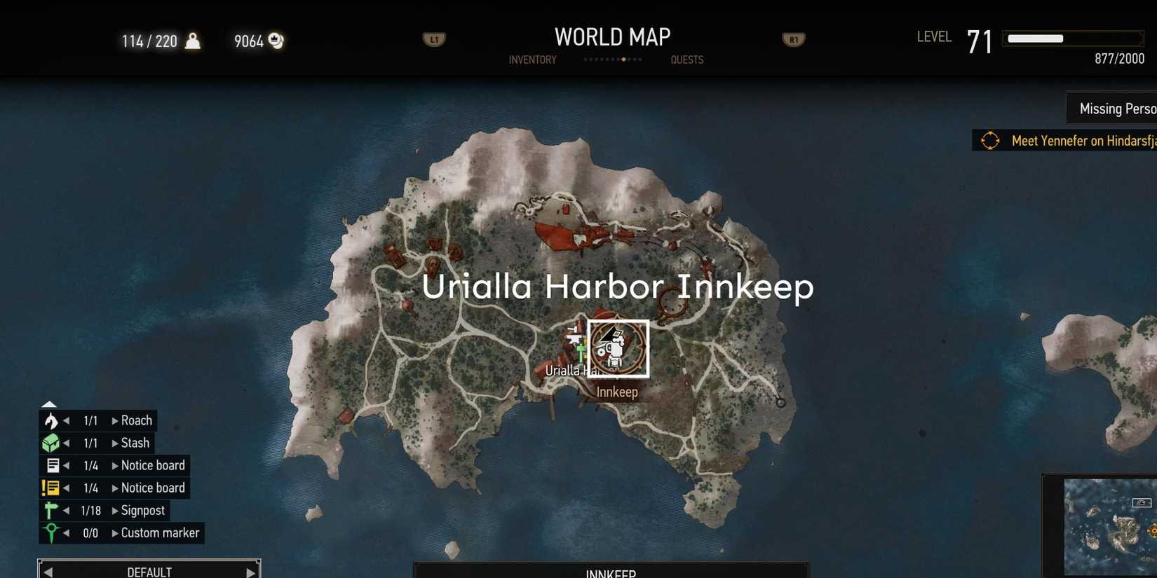 Witcher-3-Urialla-Harbor-Innkeep-Map