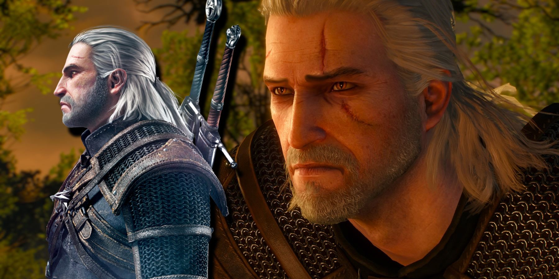 Witcher 3 - Worst Choices You Can Make Header With Double Frowning Geralt