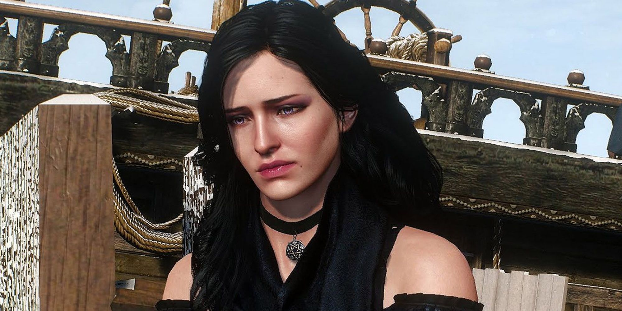 Witcher 3 - Yennefer Looking Sad After Event Of The Last Wish Quest