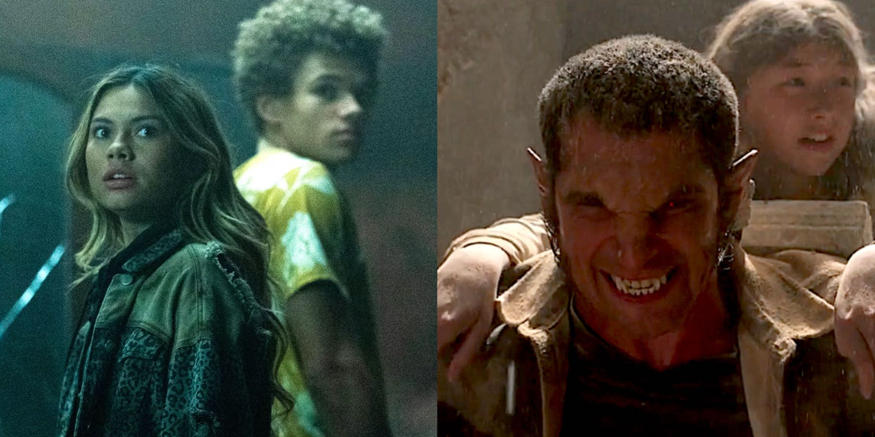 A split image features Blake and Everett in Wolf Pack as well as Scott in the Teen Wolf movie