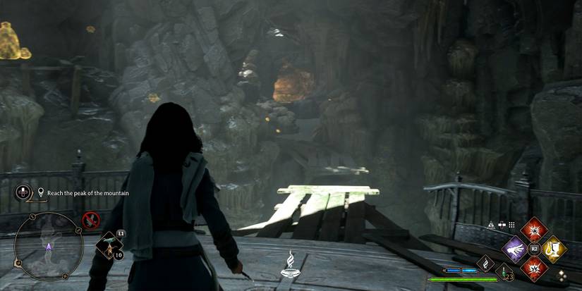 wooden bridge in hogwarts legacy