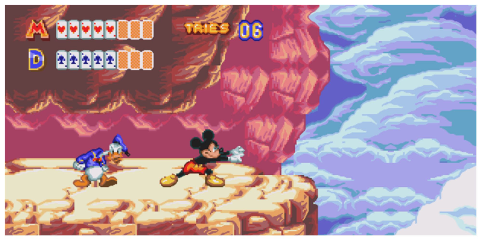 World of Illusion Disney Sega Genesis