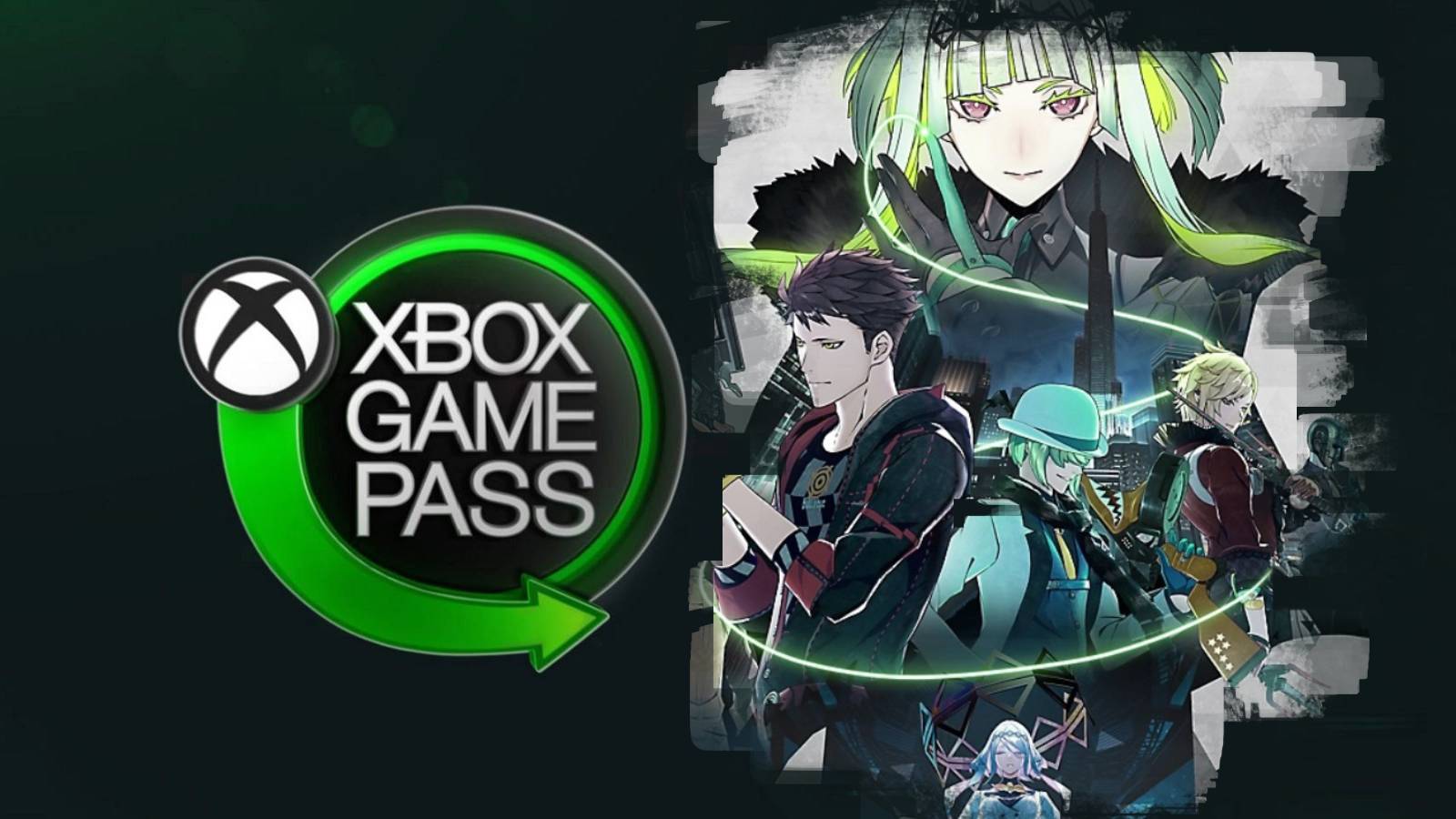 Xbox Game Pass logo Soul Hackers 2 art GR