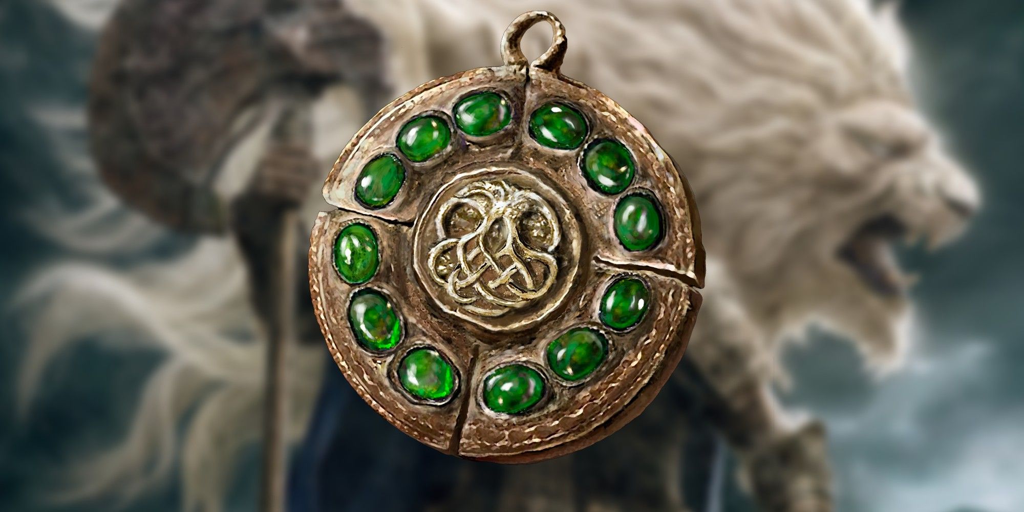 the viridian amber medallion +2 talisman