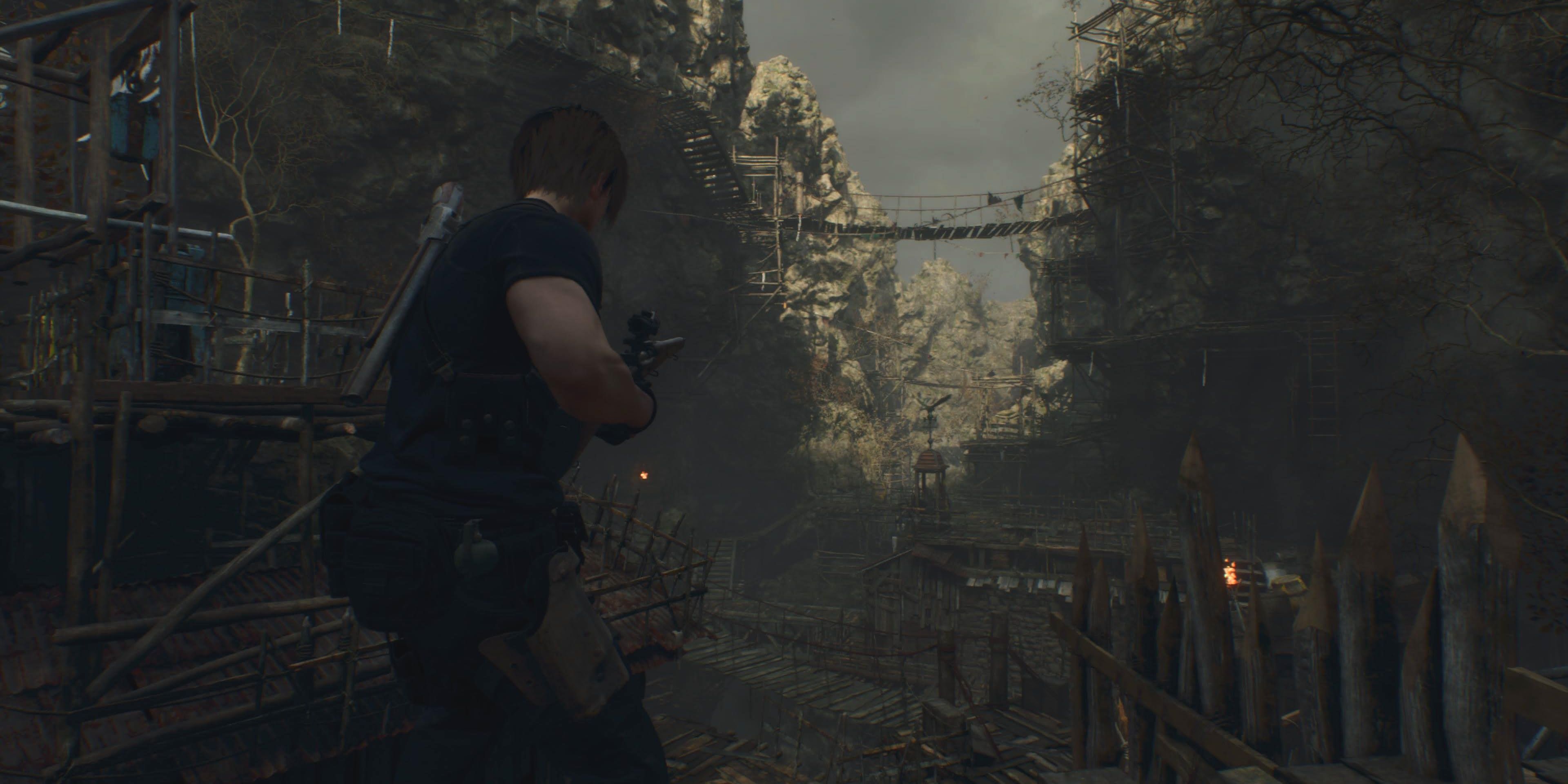 Resident Evil 4 Separate Ways: Chapter 2 – How to Unlock the Cliffside Door  Using the Symbols