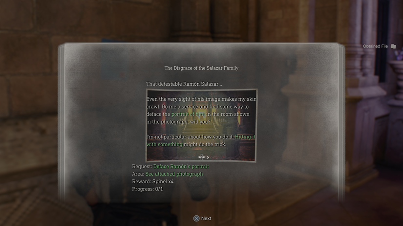 Resident Evil 4 Remake: The Disgrace of Salazar Family Merchant Request