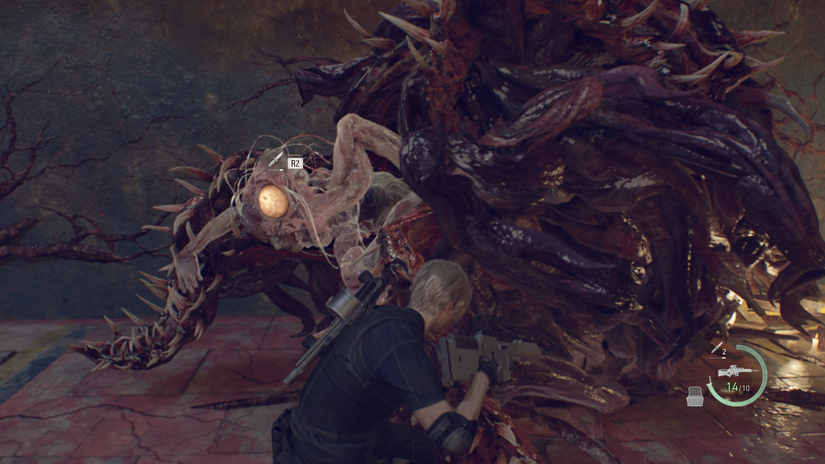 Resident Evil 4 Remake: Ramon Salazar melee