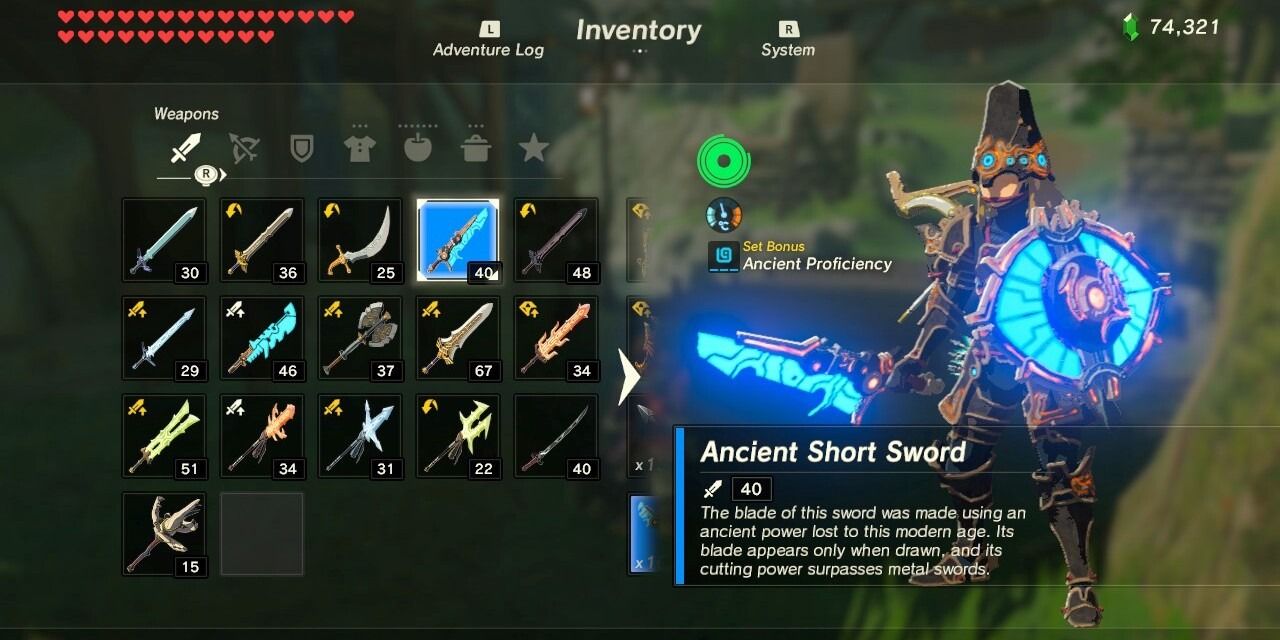 Breath of The Wild Weapons