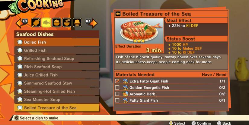 Dragon Ball Z Kakarot Boiled Treasure Of The Sea