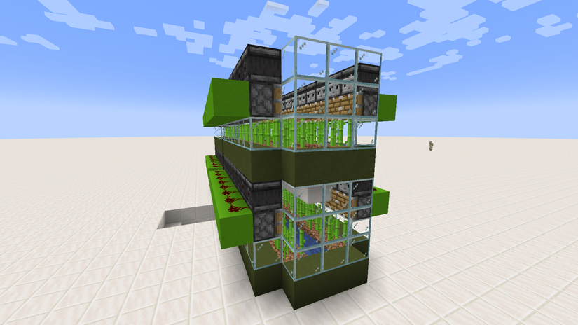 Minecraft Automatic Bamboo and Sugarcane Farm Tutorials