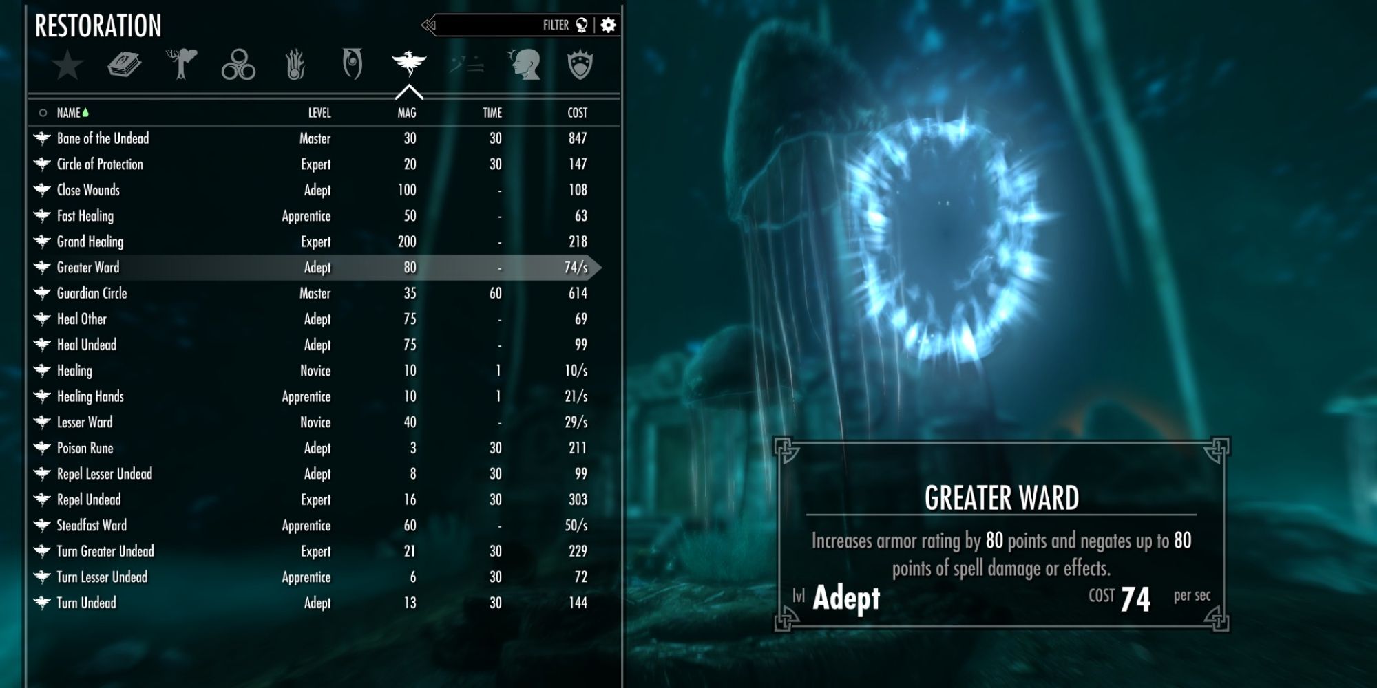 Skyrim Best Restoration Spells