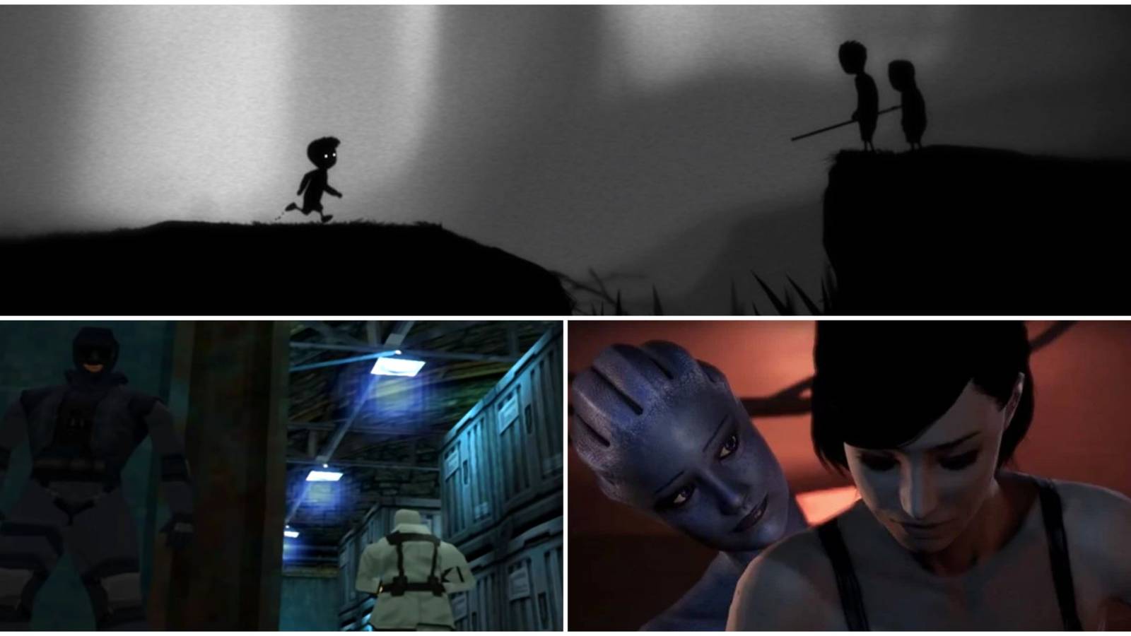 PEGI 18 Games- Limbo Metal Gear Solid Mass Effect