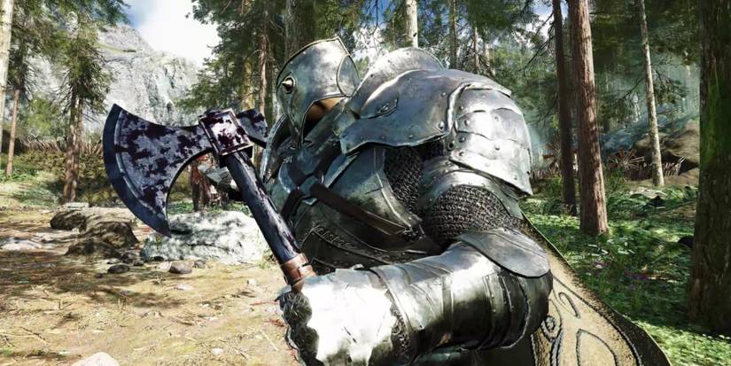 A Mage Killer with a Handaxe