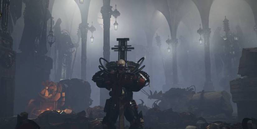 A Crusader armed for battle