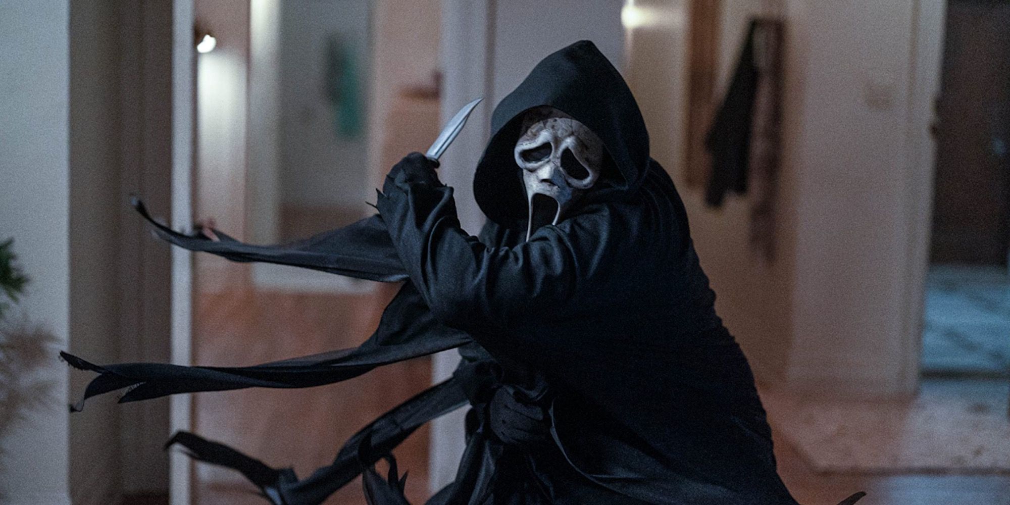 A Ghostface killer in Scream 6