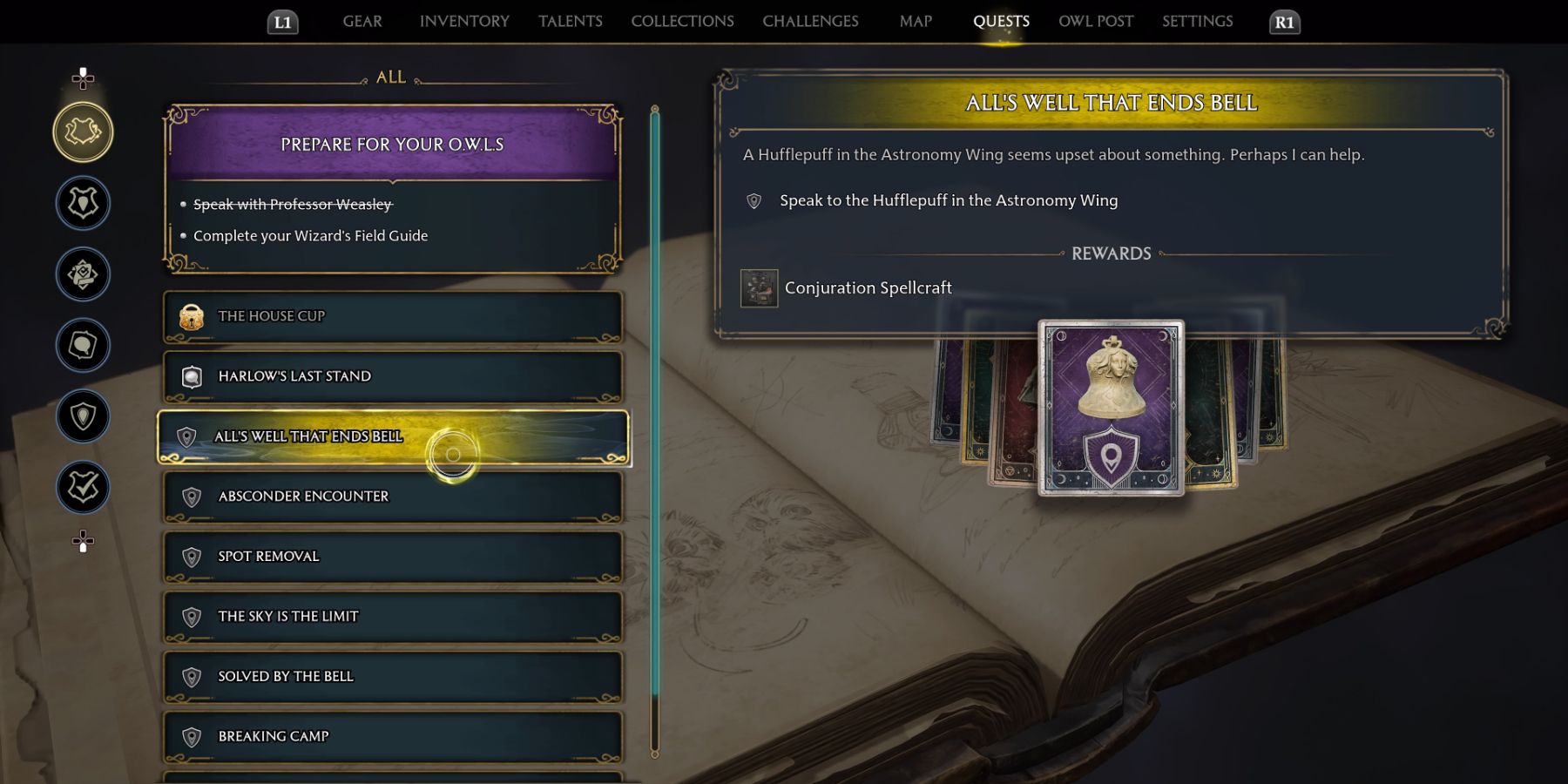 Hogwarts Legacy: How To Complete All’s Well That Ends Bell (Side Quest Guide)