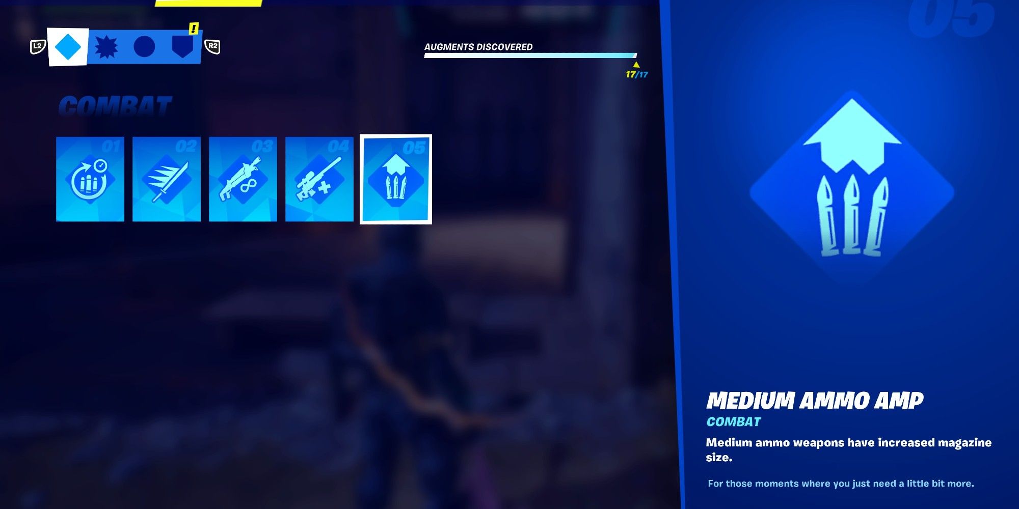 the medium ammo amp augment in fortnite